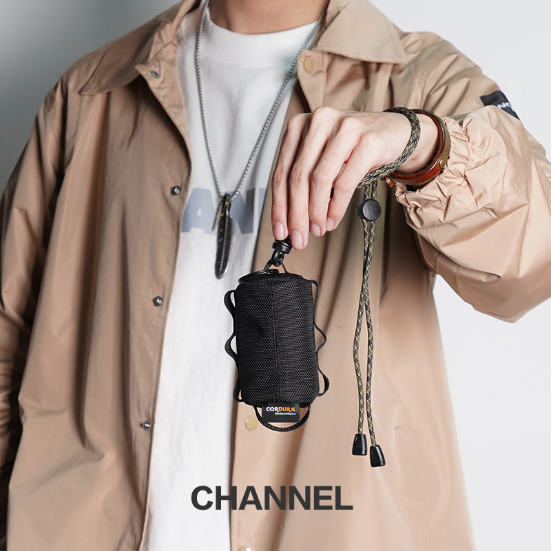 &nbsp;CORDURA弹道尼龙机能挂饰包迷你圆桶包潮男女汽车钥匙包口红包