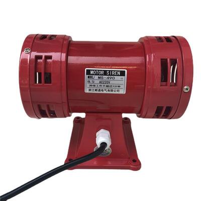 厂家直销电动报警器矿山水库学校马达报警器JDW105 145矿用卧式电