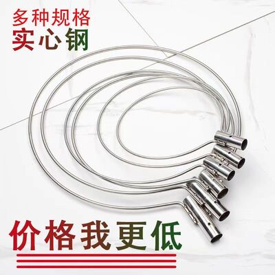 捞鱼不锈钢实心打抓捞鱼钓鱼渔具配件钓鱼水产市场养殖大物抄网头