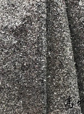 银色浅闪亮仿鱼鳞亮片时装闪粉亮片皮革面料背景布设计师灰色布料