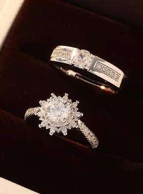 小红书同款仿真活口结婚对戒