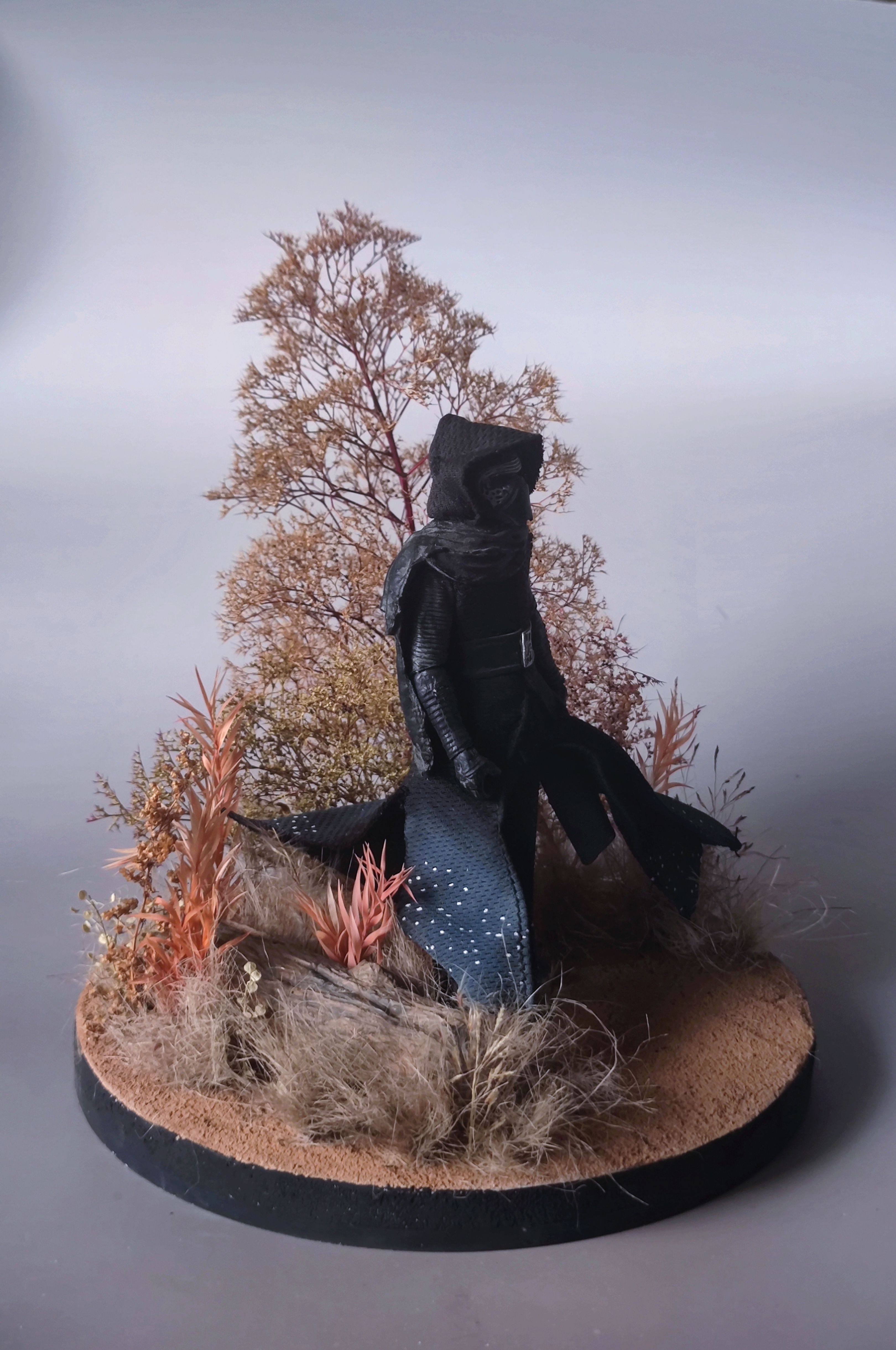 微缩模型场景 适用1/6 1/12比例手办兵人等荒野灌木场景