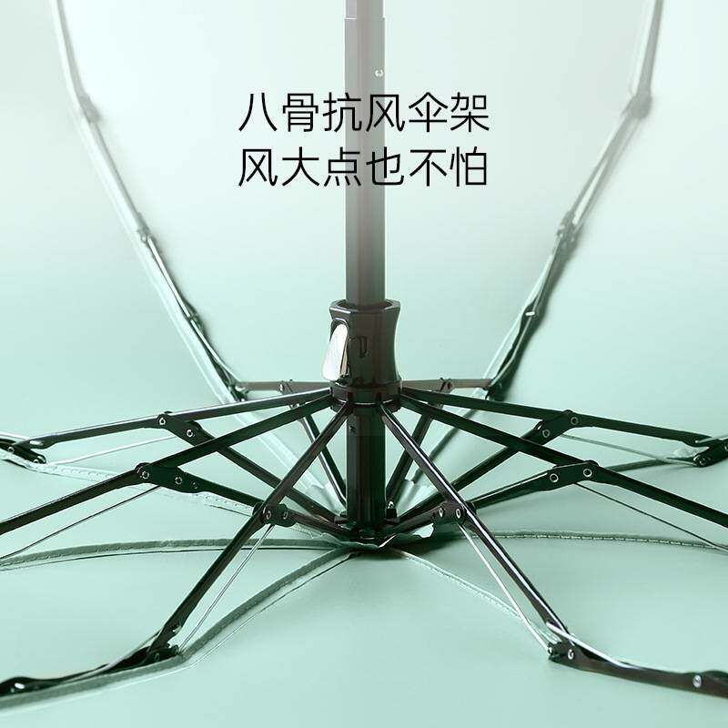新款创意加大八骨五折伞拼色晴雨两用太阳伞女折叠迷你便携口袋伞