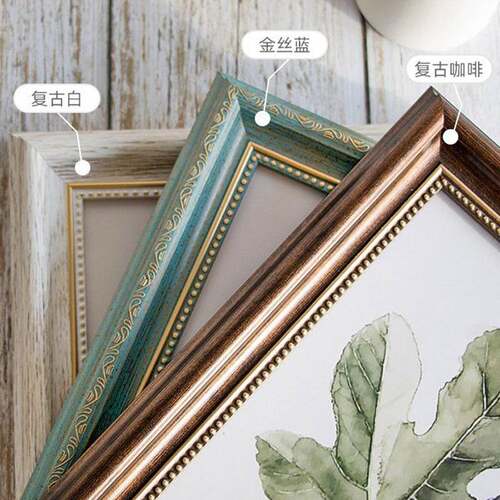 美式复古创意相框摆台6寸7寸8寸10寸12寸框架挂墙洗照片做成相框