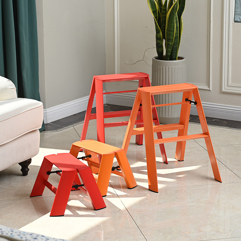 日本HASEGAWA长谷川铝合金梯子高档设计梯子多功能折叠收纳踏台