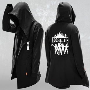 堡垒之夜衣服Fortnite游戏周边男女学生新吃鸡开衫披风连帽衫外套