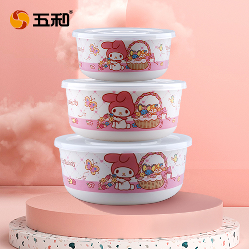 五和食品级密胺美乐蒂保鲜碗
