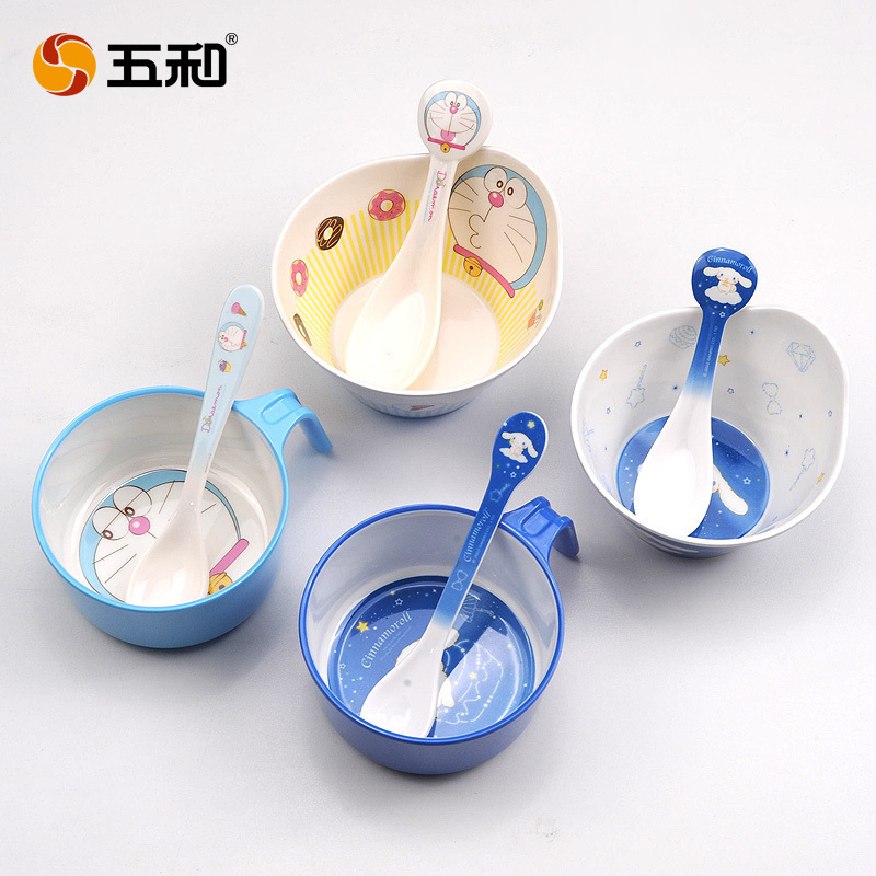 五和儿童吃饭饭碗食品级