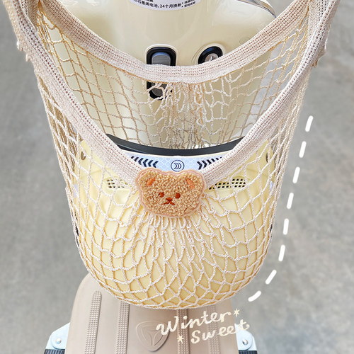 电动车大容量置物兜头盔收纳神器