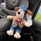 可爱狗车载纸巾盒车用抽纸盒高级感挂式 饰品 公仔玩偶卡通汽车内装