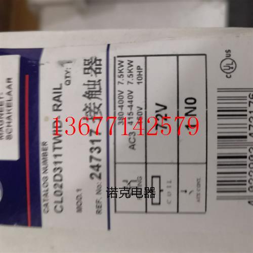 议价全新原装美国GE通用 直流接触器 CL02D311TWID-RAIL 72V 现货