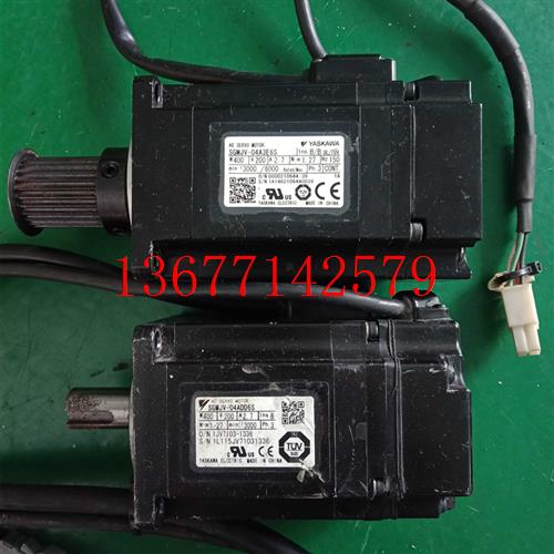 议价安川400W电机SGMJV-04ADD6S/SGMJ-04A3E6S销售/维修可测试。
