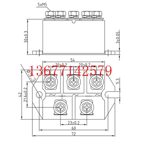 议价MDS70-16 MDS90-16 MDS100G-16 全新原装 扬州四菱三相整流桥
