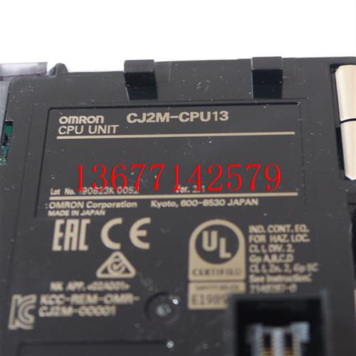 议价包邮供日本OMRON进口全新原装产品2.1版CPU单元CJ2M-CPU13