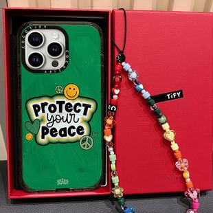 C家联名佘诗曼同款大眼睛镜面MagSafe磁吸适用苹果15手机壳iphone16promax保护套17promax日韩16简约12艺术