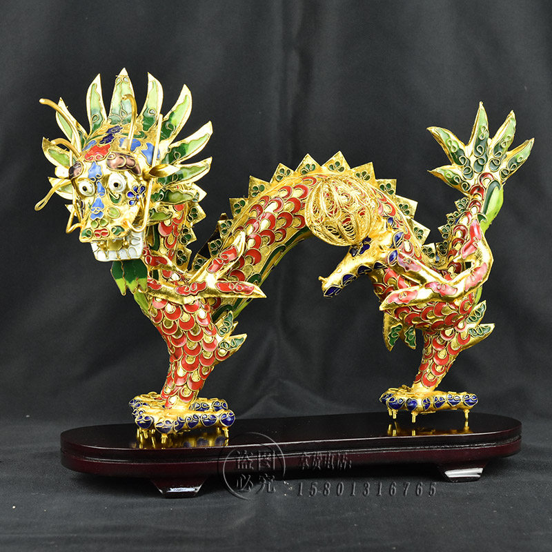 北京特产旅游纪念生肖龙景泰蓝老货动物花丝龙摆件外事出国礼品|ruв категории Ручная работа, области народных ремесел, перегородчатой - от Buy2taobao.com для оказания профессиональной услуги покупки агента Taobao