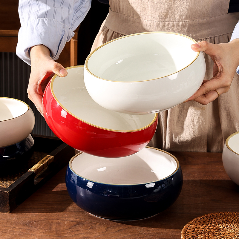 大陶瓷金钱草专用莲盆缸莲碗水仙花水养一叶睡莲盆草水培铜钱无孔