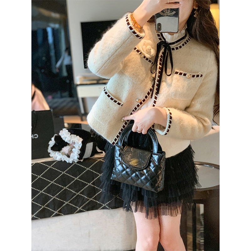 鱼兔子的兔子富家千金毛呢外套