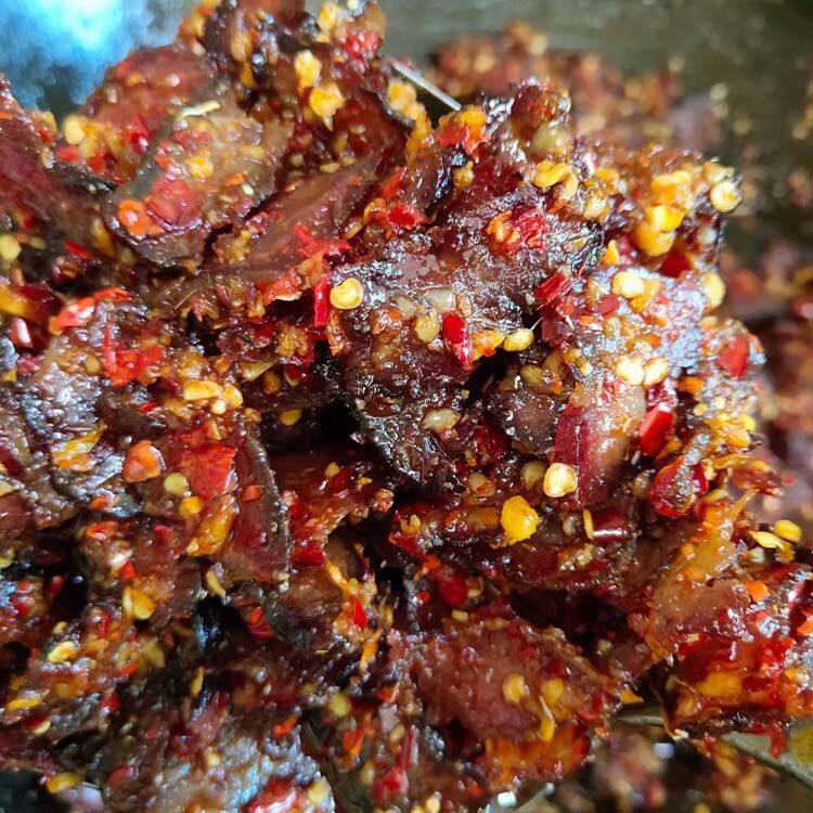 桂东黄牛肉手工下饭菜