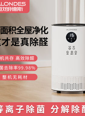 欧朗德斯除甲醛空气净化神器杀菌新房新家装修除味超氧机除醛仪C2