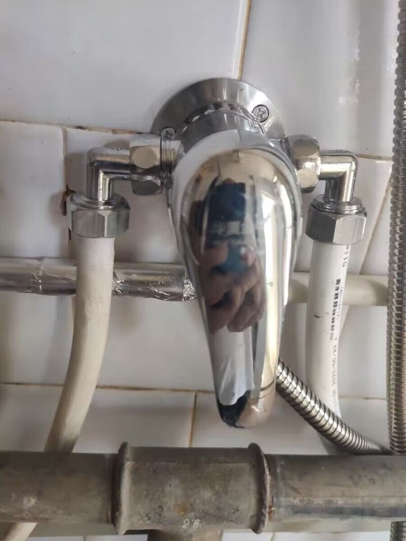 太阳能水龙头老式配件明装淋浴混水阀大全混合开关洗澡热水器花洒