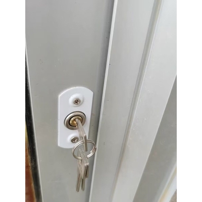 对开门锁塑钢推拉门锁扣平移门锁具带钥匙对开固定铝合金专用锁扣