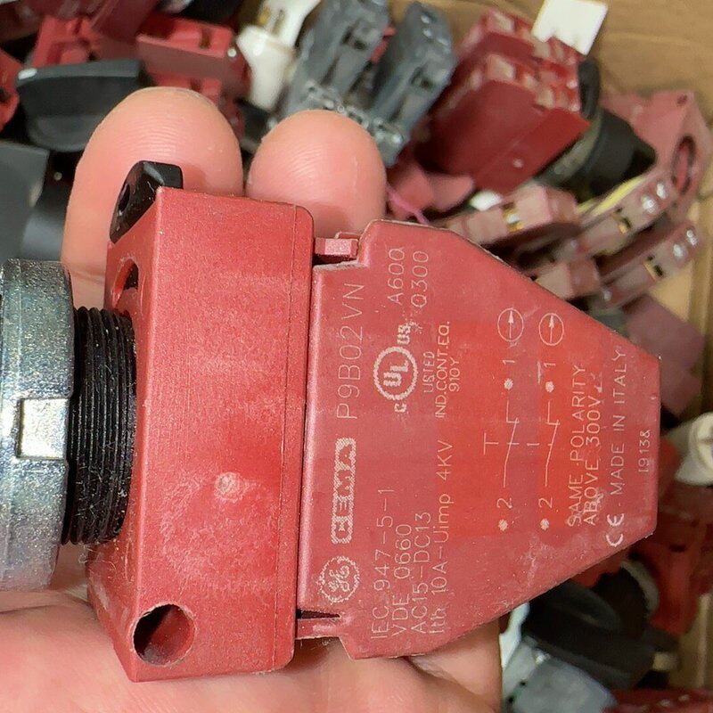 (议价)美国通用电气 GE ge CEMA 开关按钮急停按钮开关触点