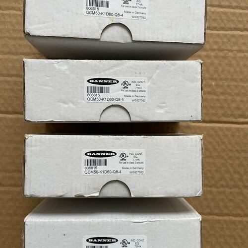 （议价）BANNER邦纳QCM50-K1D60-Q8-4颜色传感器，