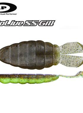 OSP新款DOLIVE SS-GILL拖尾鱼软虫饵倒钓德州铅头钩鲈鱼黑坑假饵