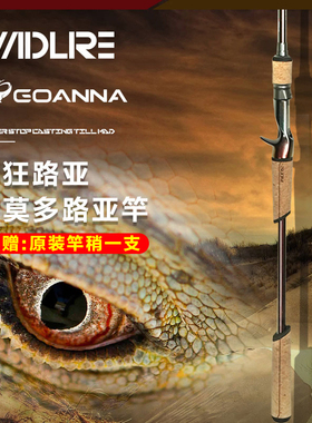 24款疯狂路亚GOA远投泛用系列野钓路亚竿双杆稍翘嘴鳜鱼海鲈鱼竿
