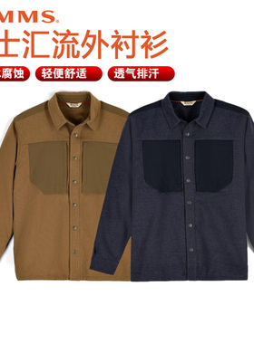 SIMMS PG-14221男士衬衫透气排汗轻便舒适美式休闲风钓鱼服