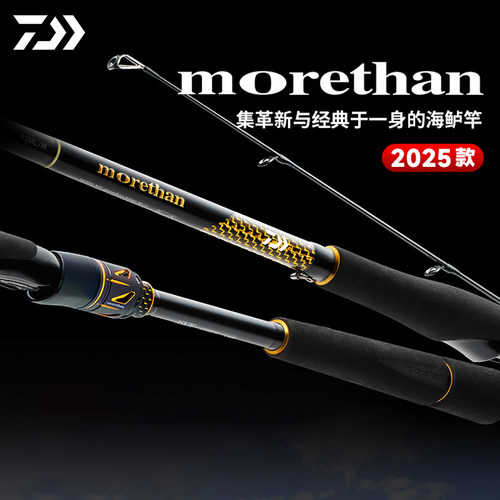 DAIWA达亿瓦25款MORETHAN.J猫赞海鲈竿岸抛远投杆翘嘴大物海钓竿