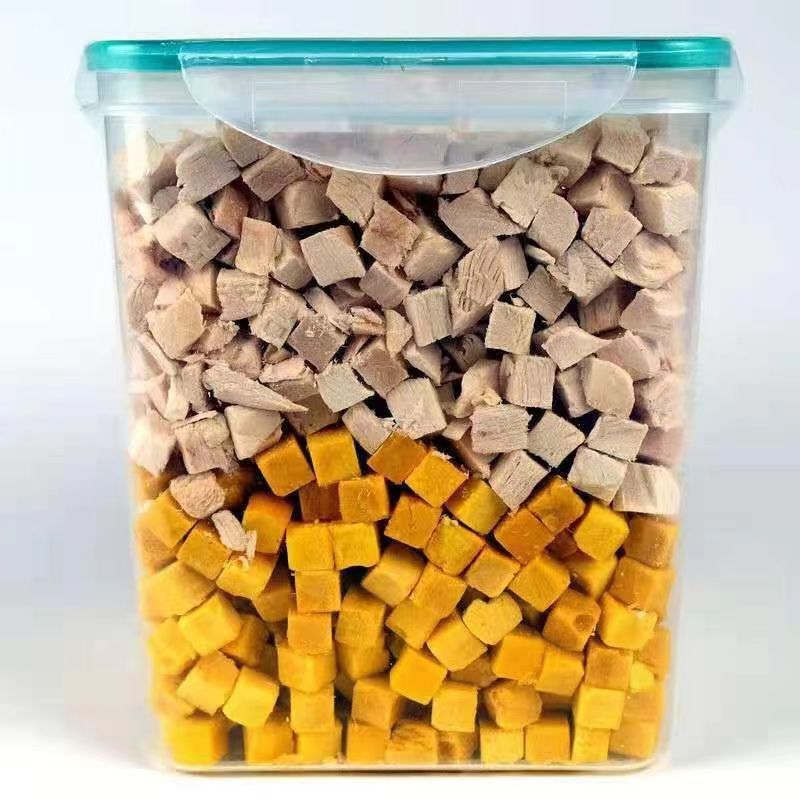 冻干鸡肉粒蛋黄牛肝鸭肝粒3拼去火猫咪零食狗粮狗狗零食猫狗通用