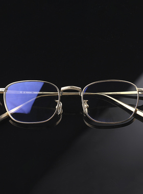 日系内藤钛框眼镜架近视眼镜框男全框超轻眼睛配蓝光近视镜女5063