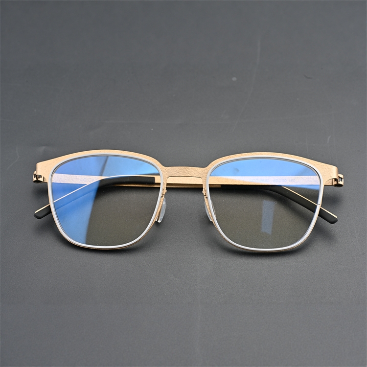 复古方框新升级岩石纹钛框配板材超轻镜框可配镜片大脸可用版6632