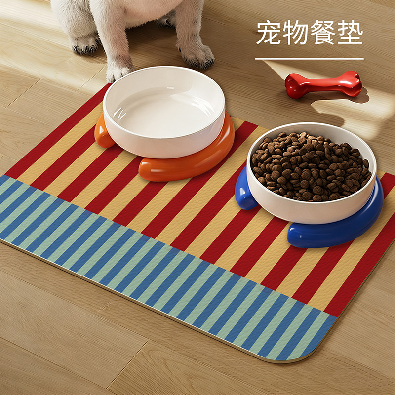 宠物餐垫防水防滑防溅猫碗垫子不沾毛易清洗猫咪狗狗专用皮革地垫,宠物/宠物食品及用品,猫狗垫子,淘宝优惠券,粉丝福利购,淘宝优惠卷