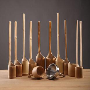 。漏斗酒提木质家用长柄酒提子舀酒器打酒器酒勺子油勺子厨房用好