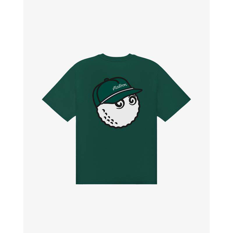 代购MALBON GOLF男士运动T恤透气舒适日常穿着百搭短袖纯色棉质