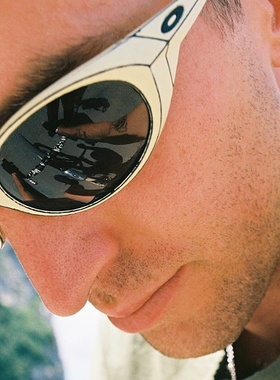 代购Oakley X Cinelli欧克利联名款复古米白色做旧磨损男女太阳镜