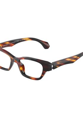 代购Alain Mikli女士眼镜框纹全框方形复古日常佩戴通勤