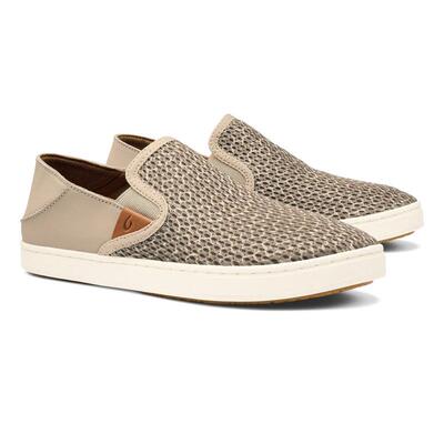 代购代购Olukai轻便鞋女支撑足部防滑底纹缓震减压易穿脱网眼编