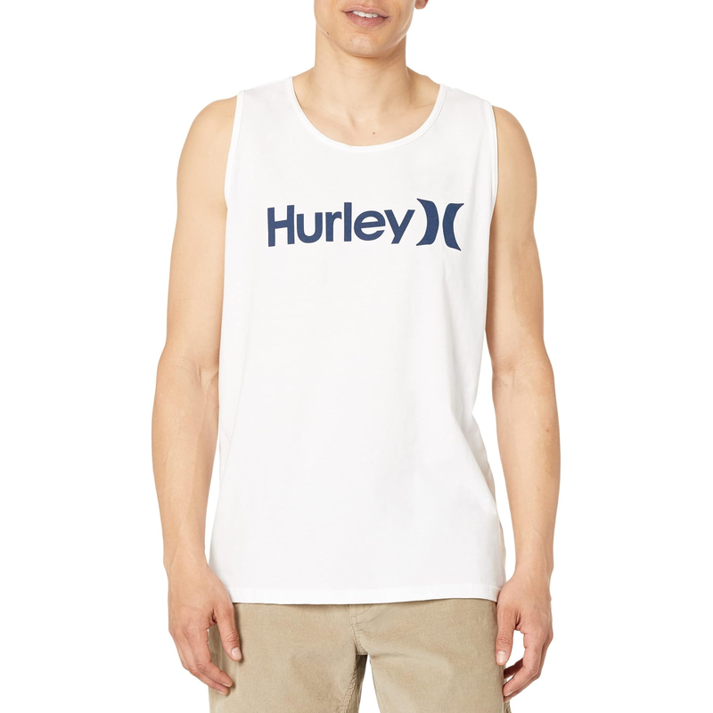 Hurley男式透气吸汗棉涤混纺T恤休闲运动短袖上衣