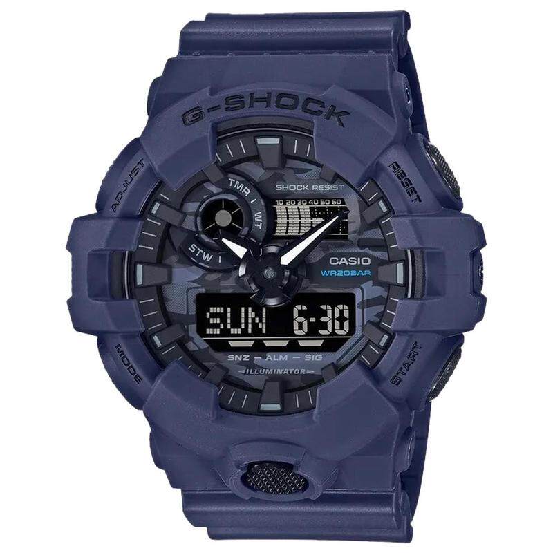 casio 卡西欧24热卖腕表男女黑武士大表盘 g-shock ga700ca-2a
