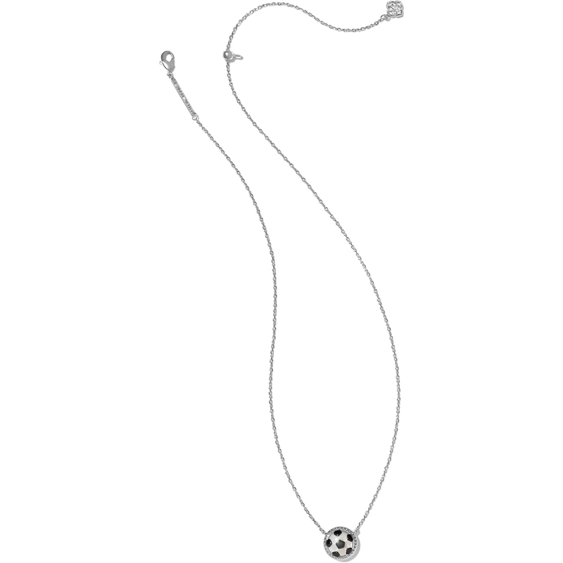 Kendra Scott闪耀金 tonesilver tone足球短项链可调节锁扣女士饰