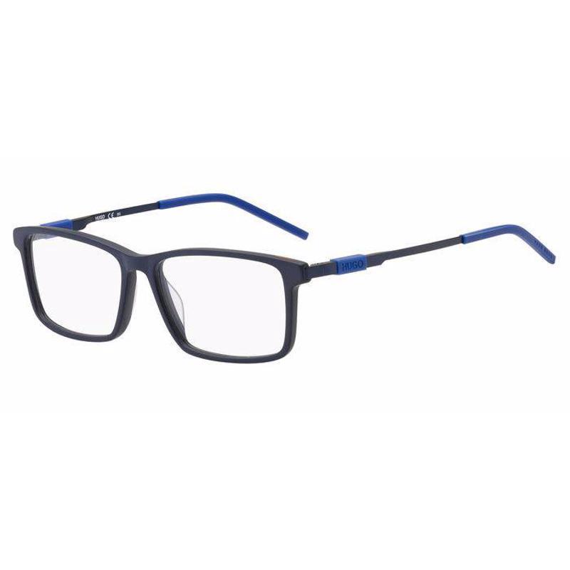 代购Hugo Boss男士眼镜框方形塑料全框哑光蓝日常佩戴办公眼镜架