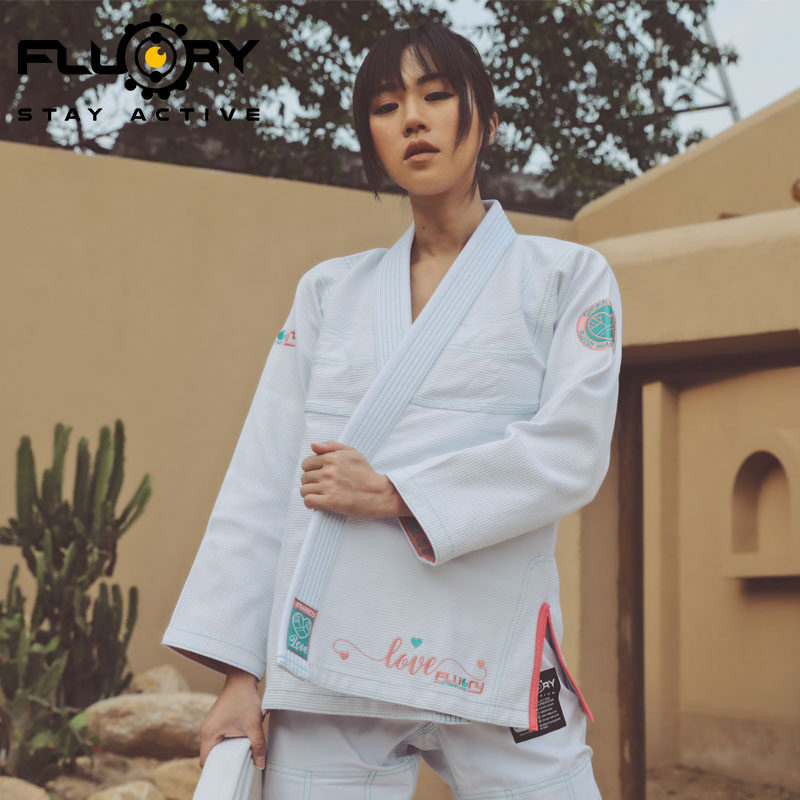 fluory火垒巴西柔术道服女bjj gi柔道服专业成人综合格斗训练服