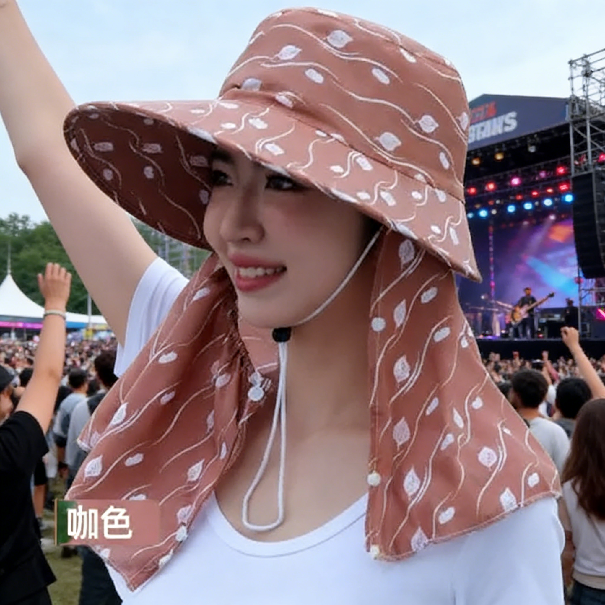 防晒帽女凉帽夏季紫外线遮脸帽子户外太阳帽采茶农活大檐遮阳帽,服饰配件/皮带/帽子/围巾,防晒帽,淘宝优惠券,粉丝福利购,淘宝优惠卷