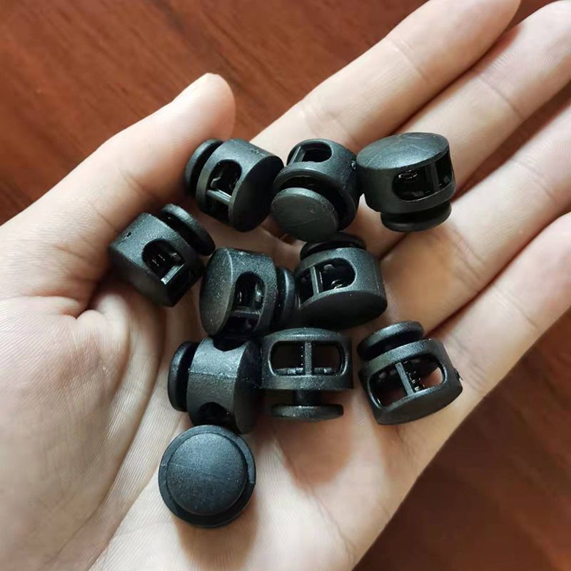 绳子锁紧扣鞋带弹簧扣塑图片