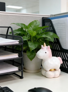 陶瓷转转小马景德镇陶瓷 马年有财  陶瓷结晶釉马上发财转转 新品