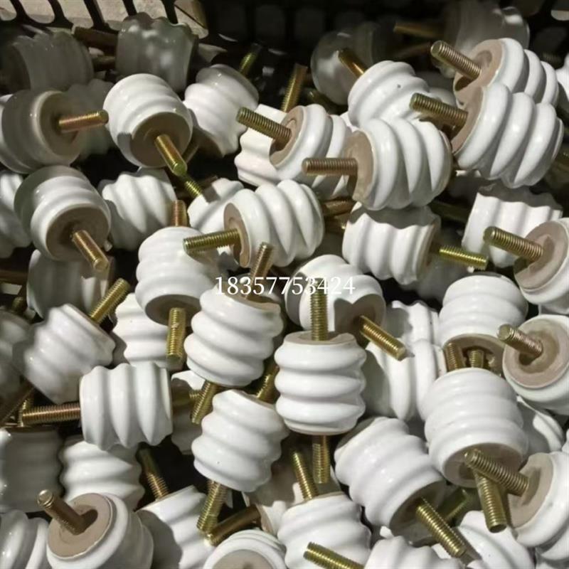 热销WX-01电车绝缘子55*50m起重机支柱低压行车绝缘瓷瓶M8M12丝杆